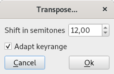 Transposition tool