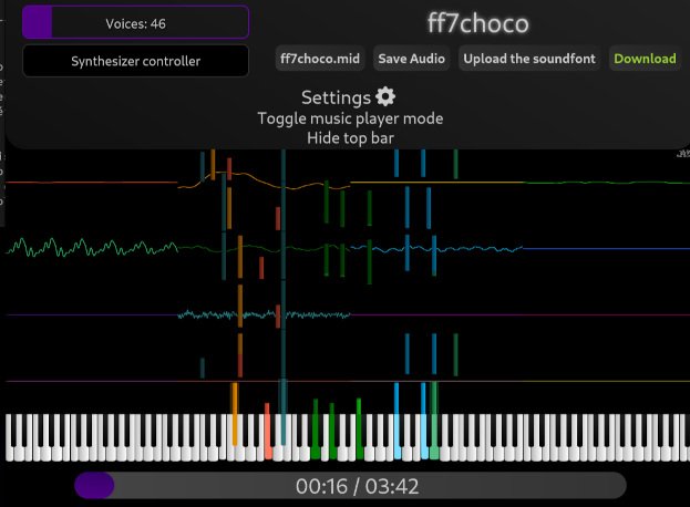 Le lecteur MIDI et synthétiseur SpessaSynth