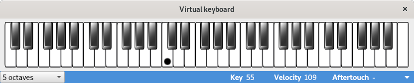 Clavier virtuel